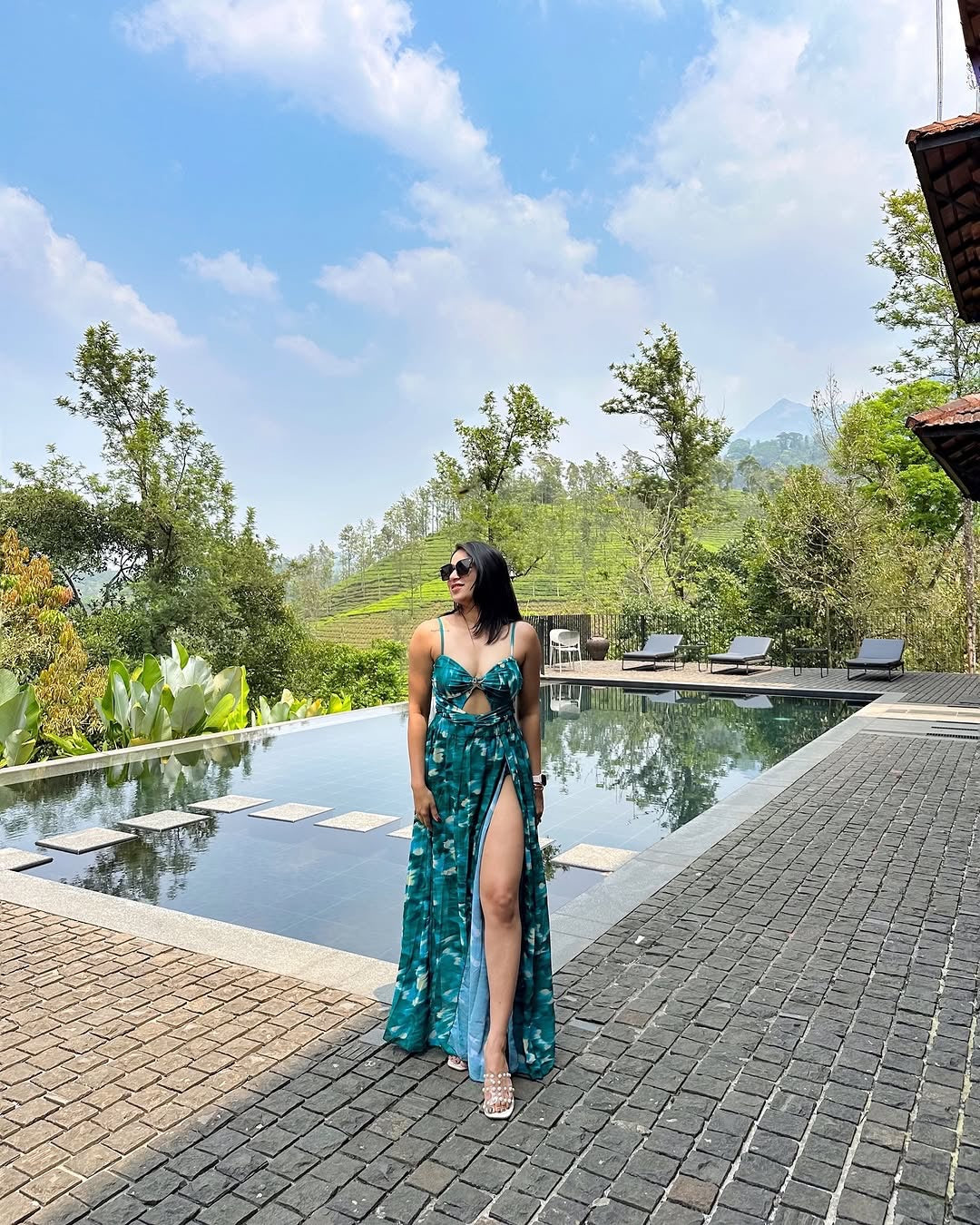 Starfish Monokini and Sheer Skirt Set
